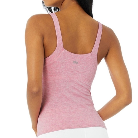 Alo Yoga - Alosoft Complete Tank 
Color - Pink Lavender Heather - Picture 3 of 8